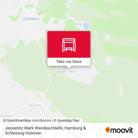 Карта Jessenitz Werk Wendeschleife