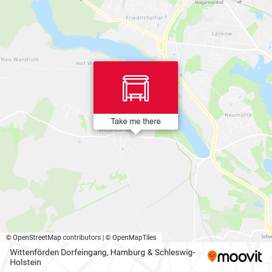 Wittenförden Dorfeingang map