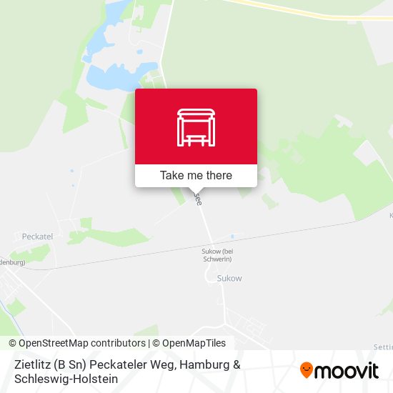 Zietlitz (B Sn) Peckateler Weg map