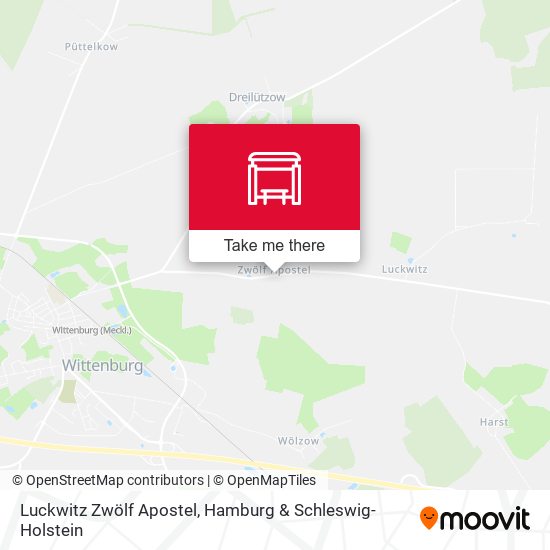 Luckwitz Zwölf Apostel map