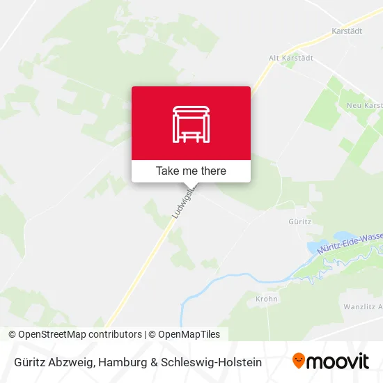 Карта Güritz Abzweig
