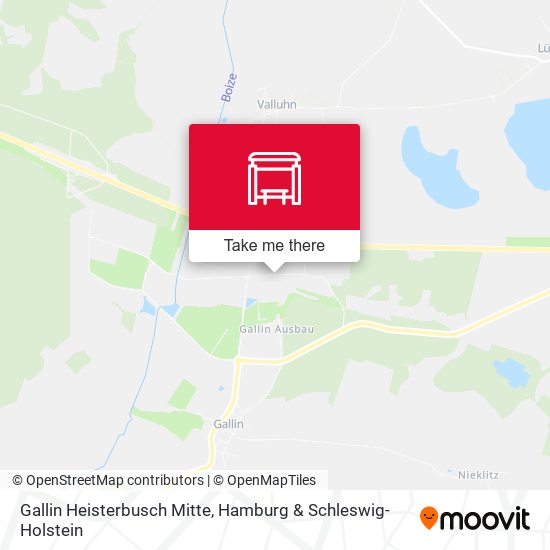 Gallin Heisterbusch Mitte map