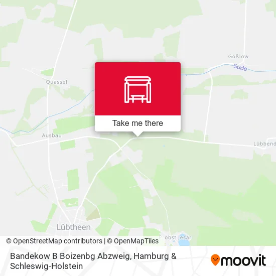 Карта Bandekow B Boizenbg Abzweig