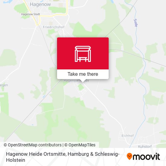 Hagenow Heide Ortsmitte map