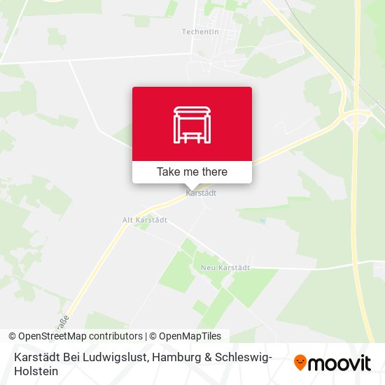 Karstädt Bei Ludwigslust map
