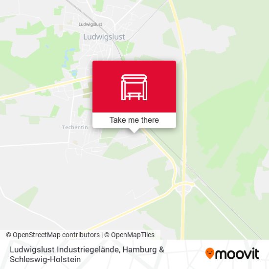 Ludwigslust Industriegelände map