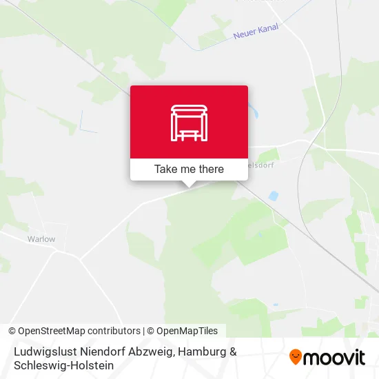 Карта Ludwigslust Niendorf Abzweig