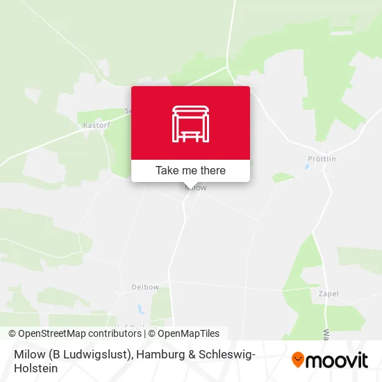 Карта Milow (B Ludwigslust)