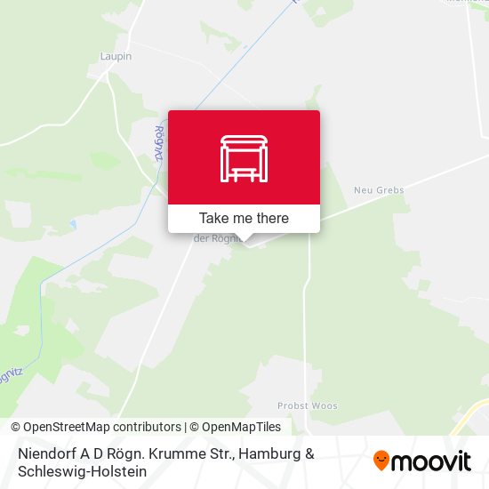 Niendorf A D Rögn. Krumme Str. map