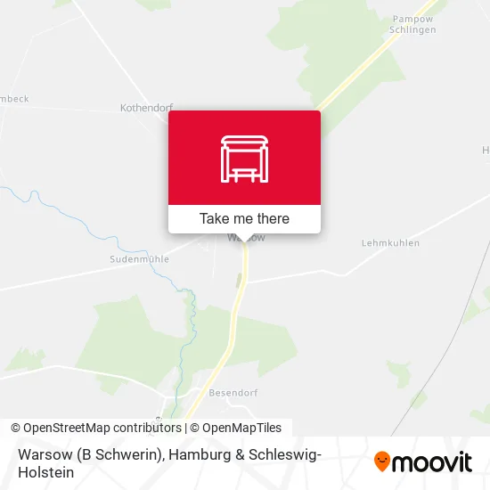 Карта Warsow (B Schwerin)