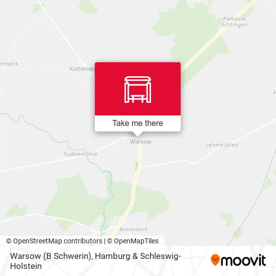 Карта Warsow (B Schwerin)