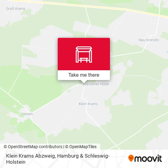 Карта Klein Krams Abzweig