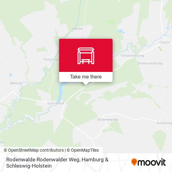 Rodenwalde Rodenwalder Weg map
