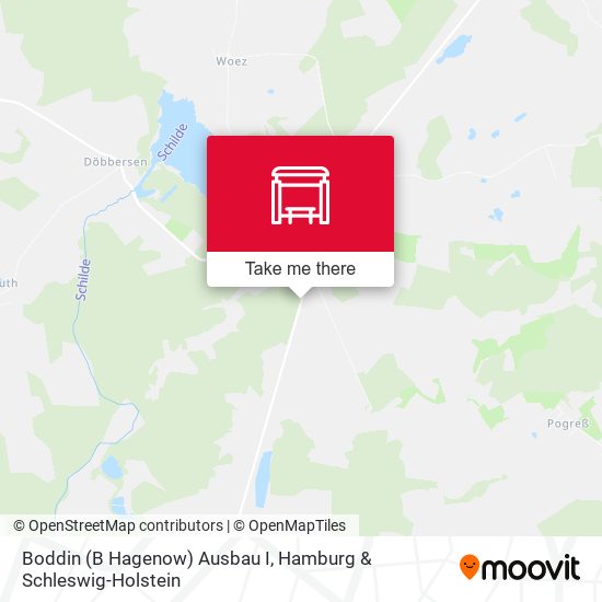 Boddin (B Hagenow) Ausbau I map
