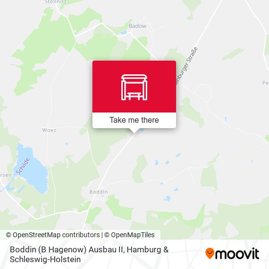 Boddin (B Hagenow) Ausbau II map