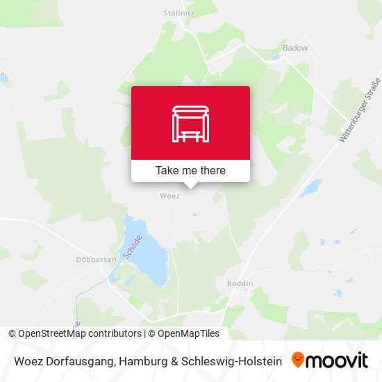 Woez Dorfausgang map