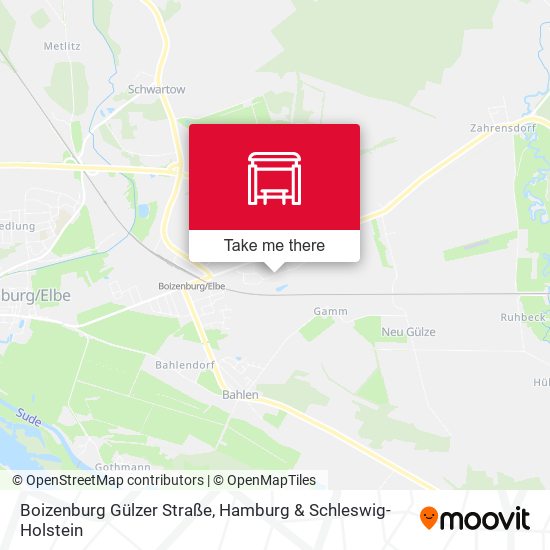 Boizenburg Gülzer Straße map