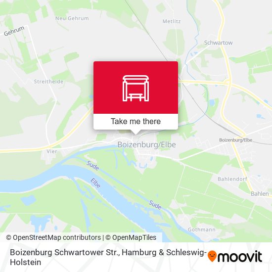 Boizenburg Schwartower Str. map