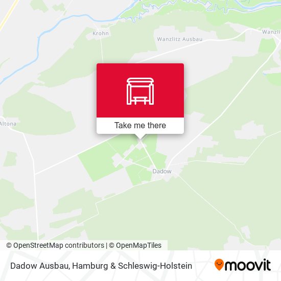 Dadow Ausbau map