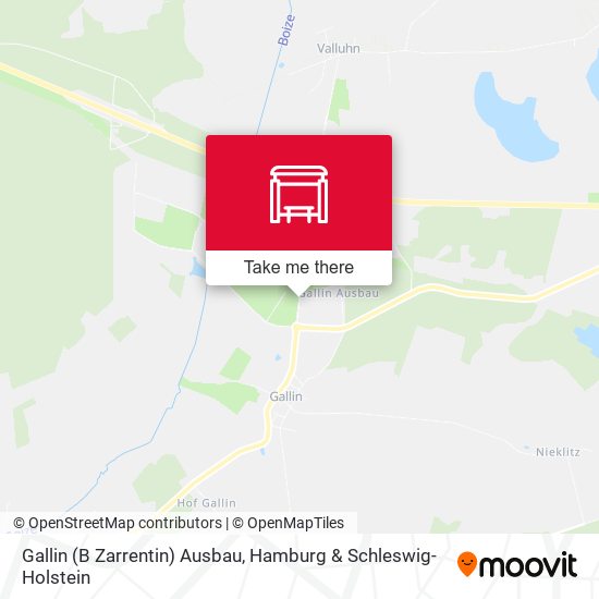 Gallin (B Zarrentin) Ausbau map