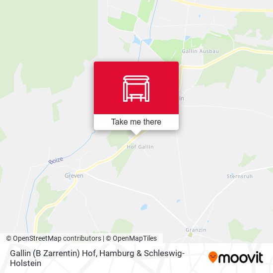 Gallin (B Zarrentin) Hof map