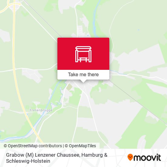 Grabow (M) Lenzener Chaussee map