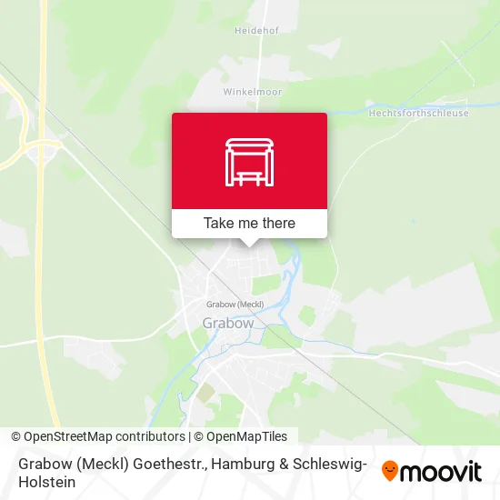 Карта Grabow (Meckl) Goethestr.