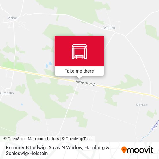 Kummer B Ludwig. Abzw N Warlow map