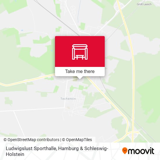 Ludwigslust Sporthalle map