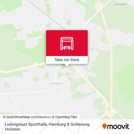 Ludwigslust Sporthalle map