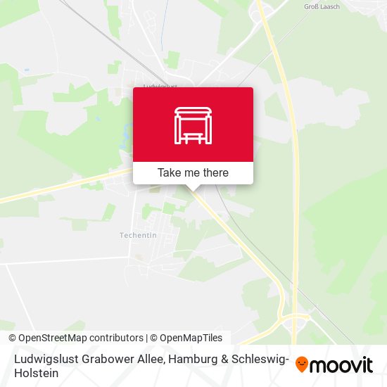Ludwigslust Grabower Allee map