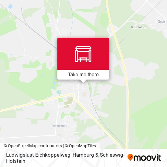 Ludwigslust Eichkoppelweg map