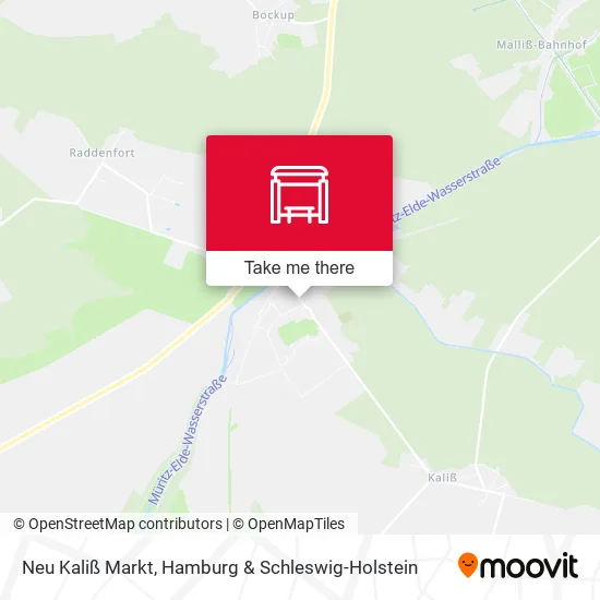 Карта Neu Kaliß Markt