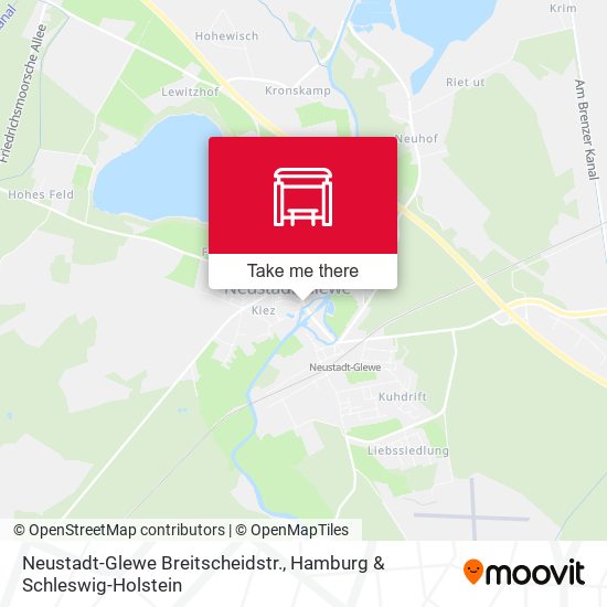Neustadt-Glewe Breitscheidstr. map