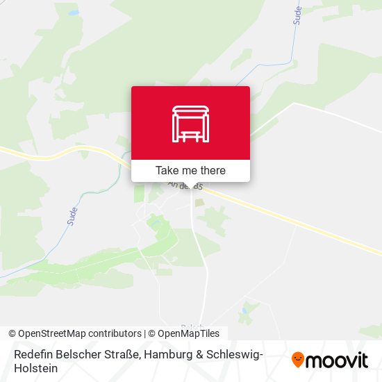Redefin Belscher Straße map