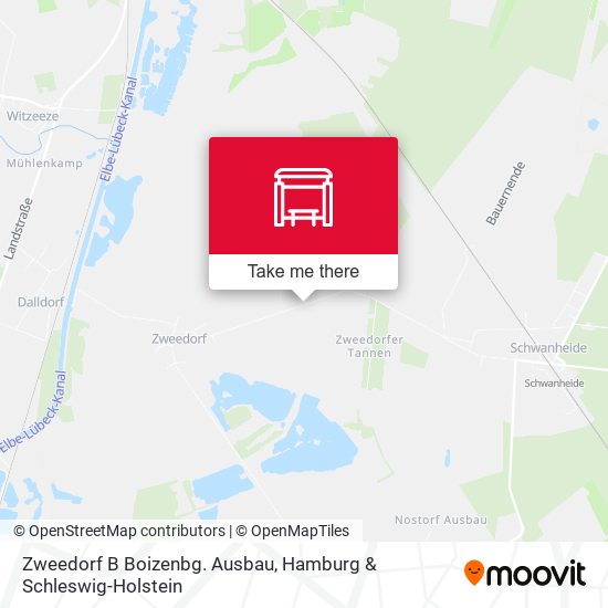 Zweedorf B Boizenbg. Ausbau map