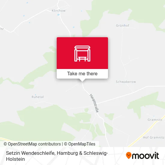 Карта Setzin Wendeschleife