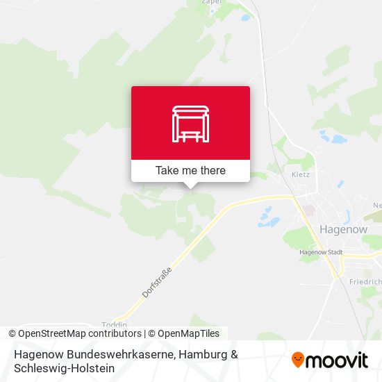 Hagenow Bundeswehrkaserne map