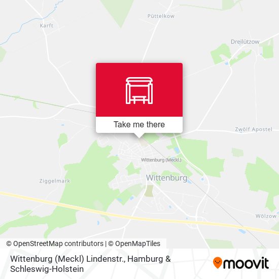 Wittenburg (Meckl) Lindenstr. map