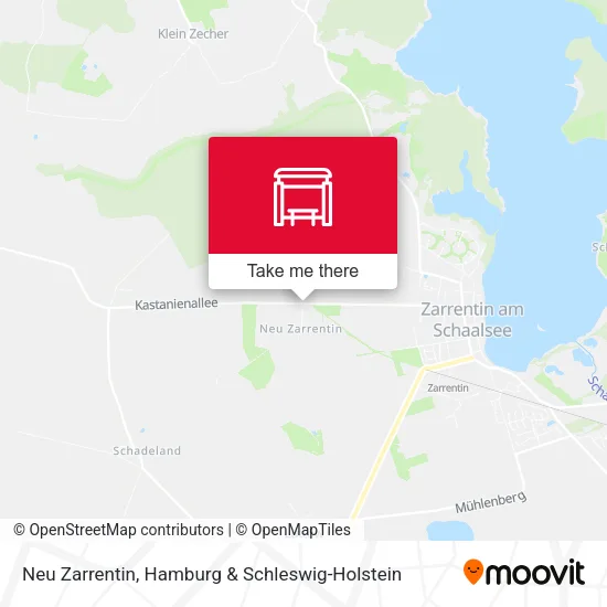 Карта Neu Zarrentin