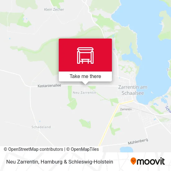 Карта Neu Zarrentin