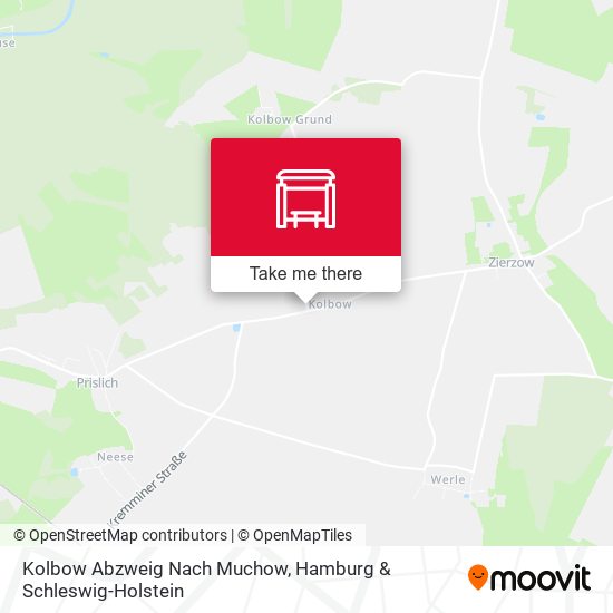 Kolbow Abzweig Nach Muchow map