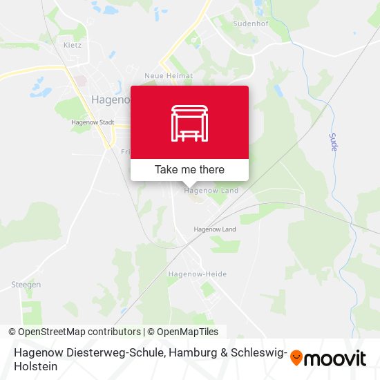 Hagenow Diesterweg-Schule map