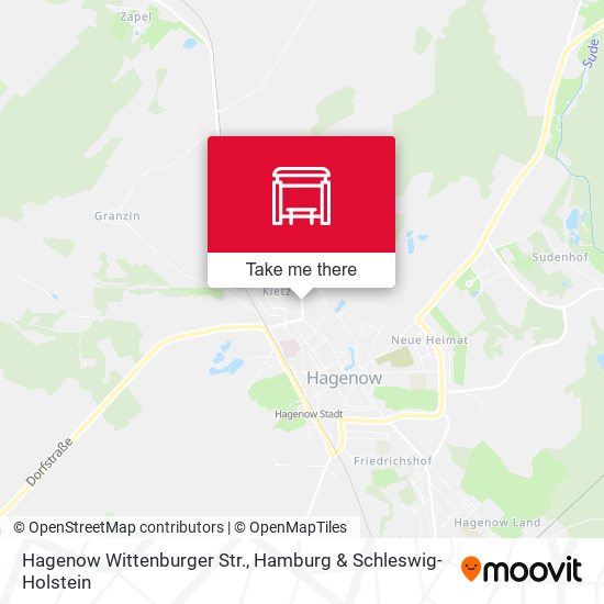 Hagenow Wittenburger Str. map