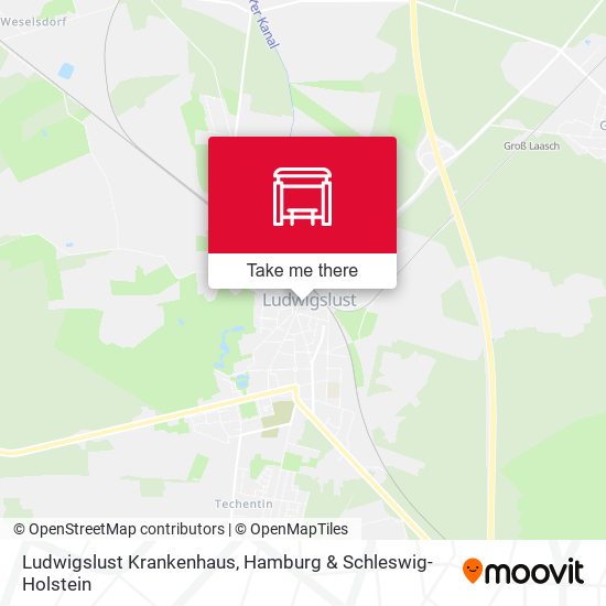 Ludwigslust Krankenhaus map