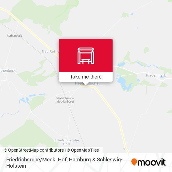 Friedrichsruhe/Meckl Hof map