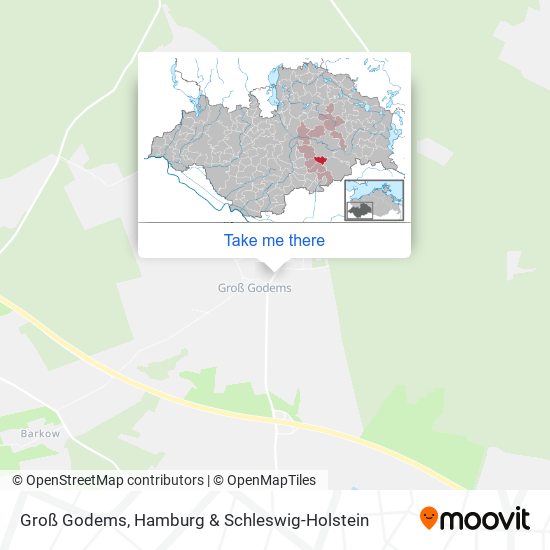 Groß Godems map