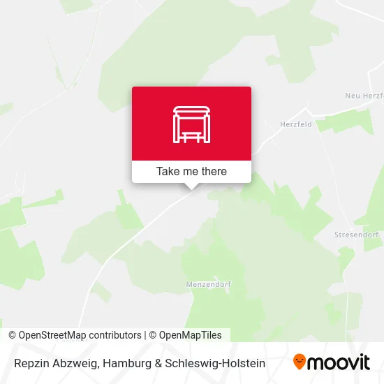 Карта Repzin Abzweig