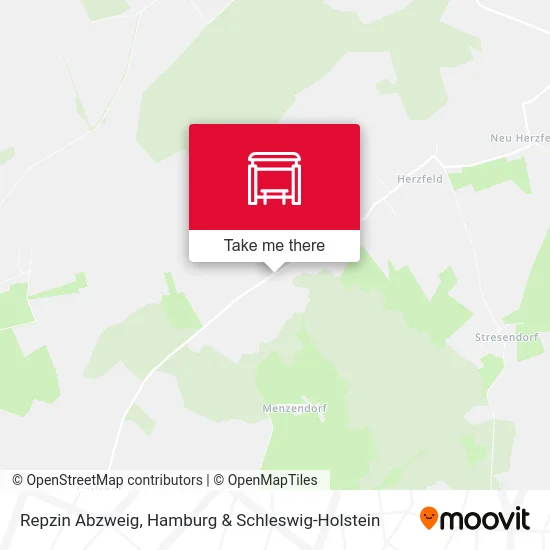 Карта Repzin Abzweig