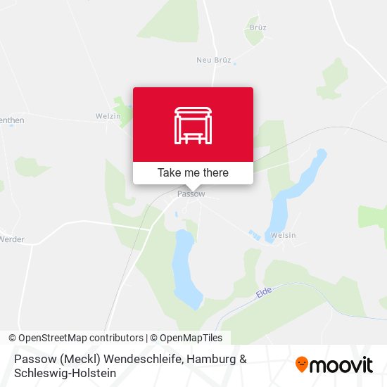 Passow (Meckl) Wendeschleife map